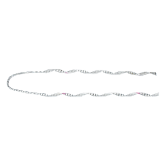 Remate Preformado de Acero Galvanizado para Fibra Mini-ADSS de 24 hilos, diámetros 7.5 - 8 mm