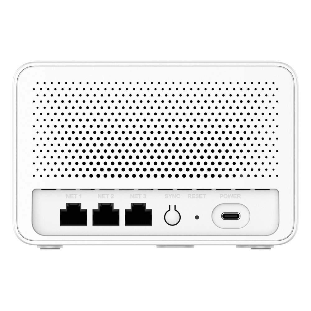 Router Wi-Fi 6 AX3000 / Banda Dual 2.4G 2x2:2 y 5G 3x3:2 / MU-MIMO / XTRA Range / 2 Puertos WAN y 3 Gigabit LAN / VPN Integrada / 128 Dispositivos / Red Mesh / Gestión Cloud GDMS