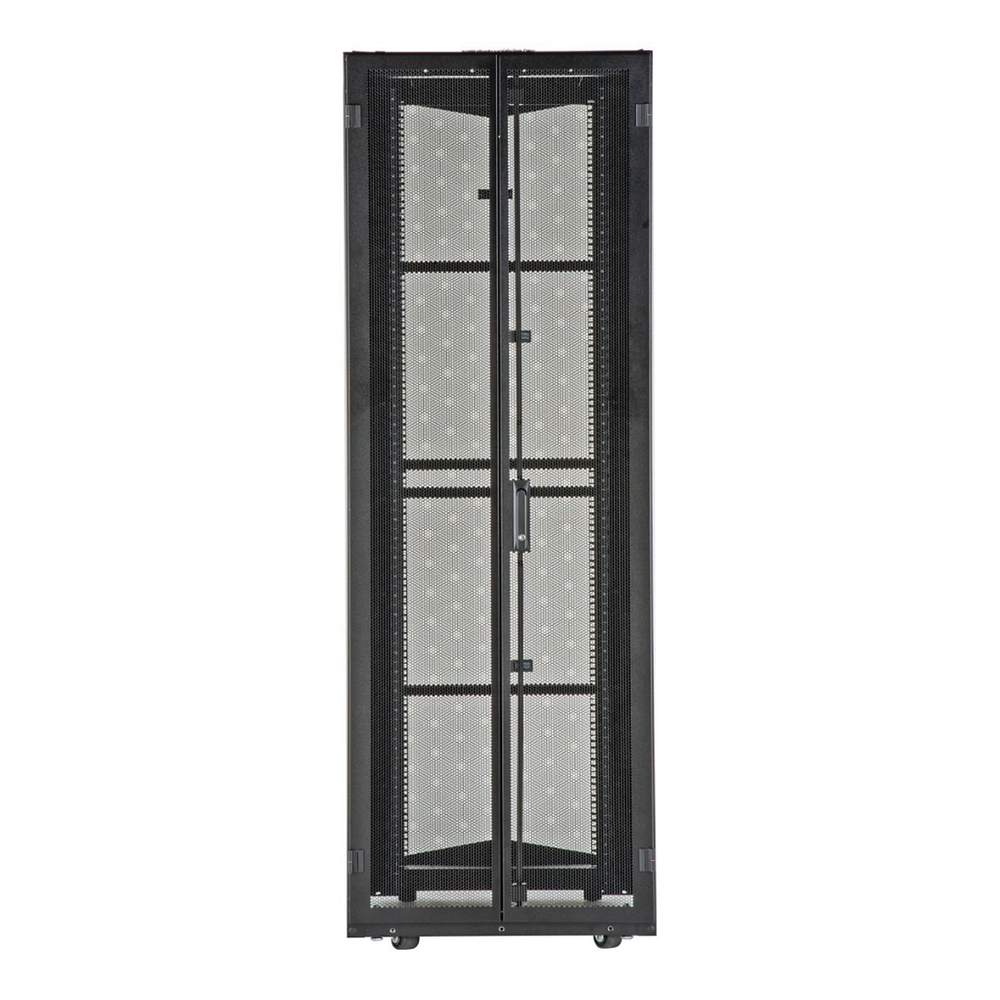 Gabinete FlexFusion para Centros de Datos, 42 UR, 700 mm de Ancho, 1200 mm de Profundidad, Fabricado en Acero, Color Negro