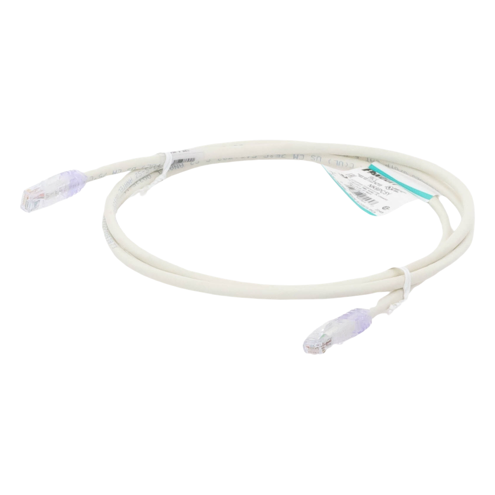 Cable de Parcheo UTP Categoría 6, con Plug Modular en Cada Extremo - 1.5 Metros (4.92 Pies) - Blanco Mate