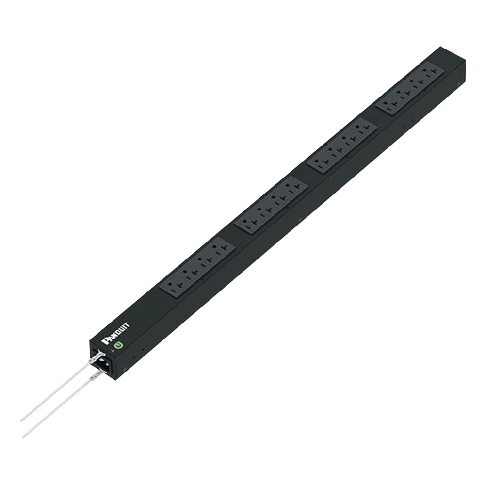 PDU Básico para Distribución de Energía, Enchufe de Entrada NEMA 5-20P, Con 16 Contactos NEMA 5-20R, de Instalación Vertical, 20 Amp, 120 Vca