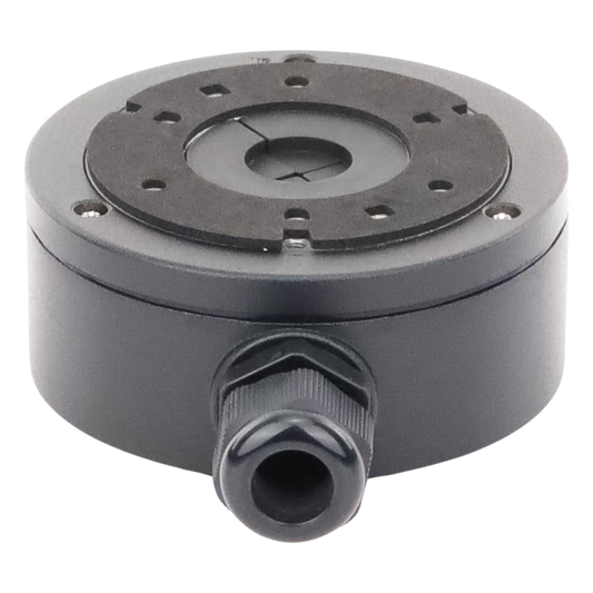 Caja de Conexión de Metal Color Negro / Exterior IP66 / Compatible con DS-2CD1043G2-LIUF/BLACK & DS-2CD2043G2-I(U)(BLACK)
