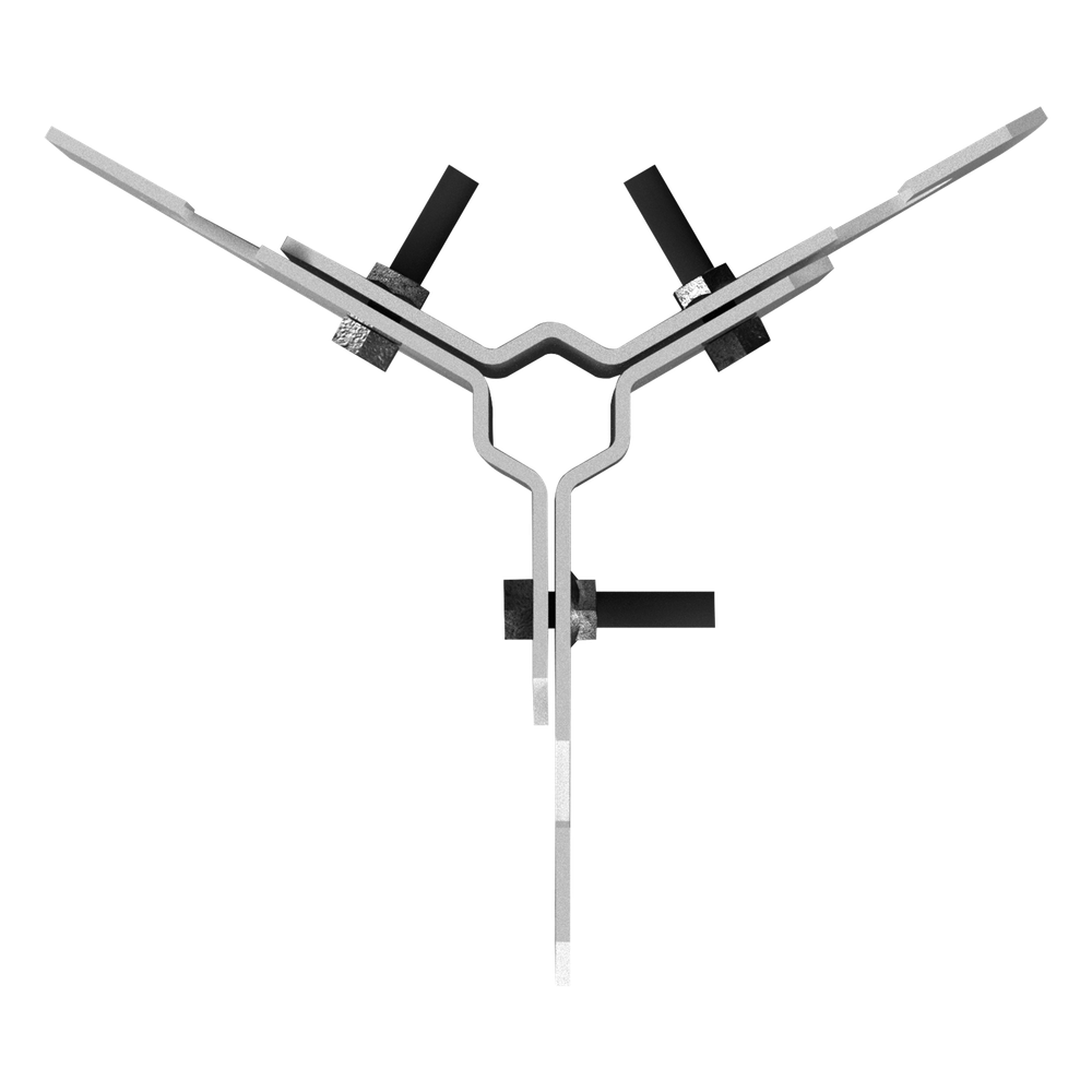 Bracket para Mástil para Sujeción de Retenida (Para mást. de 1" a 2" Diam. Ext.)