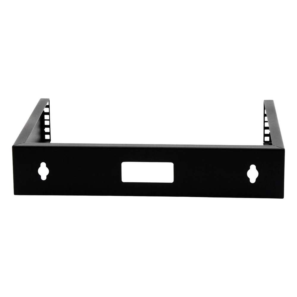 Rack Abierto de montaje en Pared, de 19in, Espacio para 2 Unidades de rack, Se envía el Gabinete Armado.
