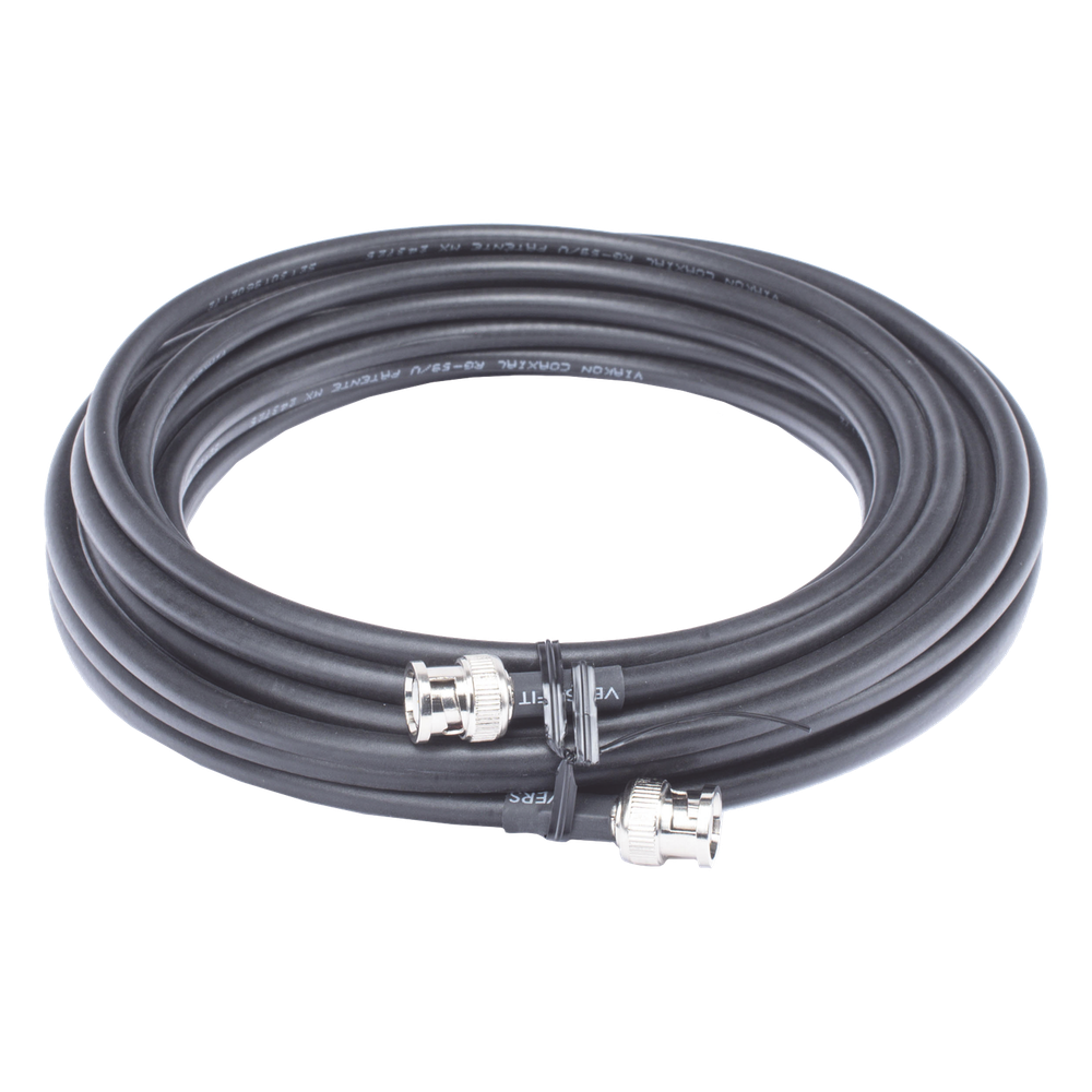 Jumper de 8 Metros (26.25 Pies) con Conectores BNC Macho a BNC Macho con Cable RG59.