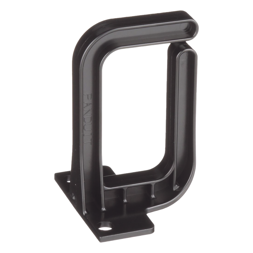 Anillo Tipo D Vertical, Para Gabinetes de Telecomunicaciones, 1 UR, Color Negro