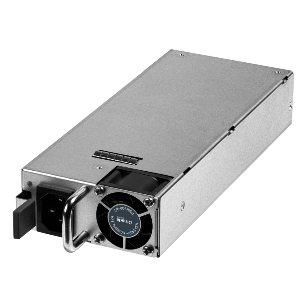Fuente de Alimentación AC 900W / 53.5 VDC / 16.5A / Hot-Swappable / Protección Sobretensión ±6 kV / Compatible Omada