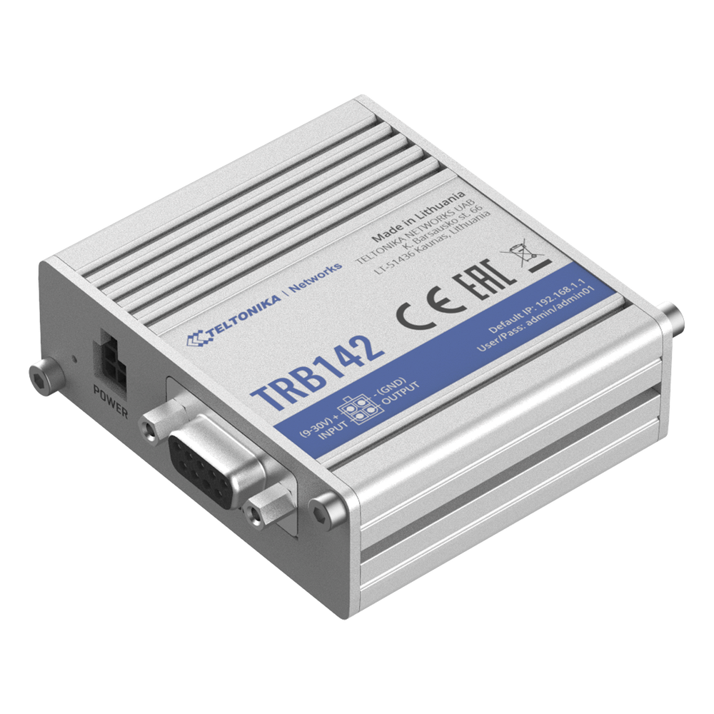Gateway Industrial LTE 4G a Puerto Serial RS232