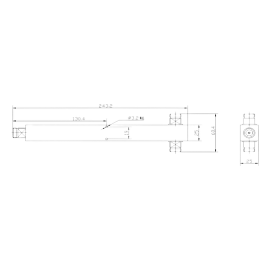 Divisor de Potencia Reactivo Enterprise+ Series / 2, 3 y 4 Vías / 694-3800 MHz / PIM < -155 dBc / 300W Promedio / IP65 / Tipo Hembra