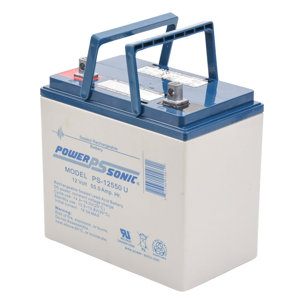 Batería 12V, 55AH, Para Respaldo, Tecnologías AGM/VRLA, 5 Años Vida Útil, Terminales U, Reconocida UL