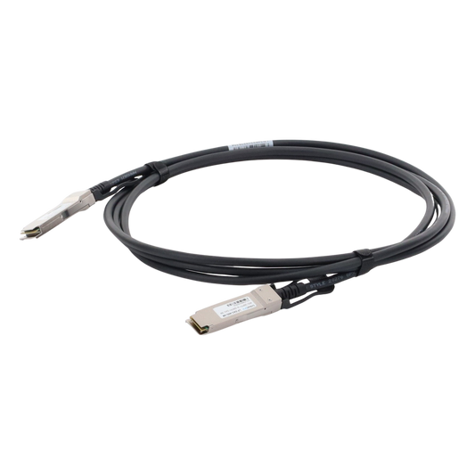 Cable DAC QSFP+ de 40 Gbps a 40 Gbps / Passive Direct Attach Copper Twinax Cable / Longitud: 3 metros