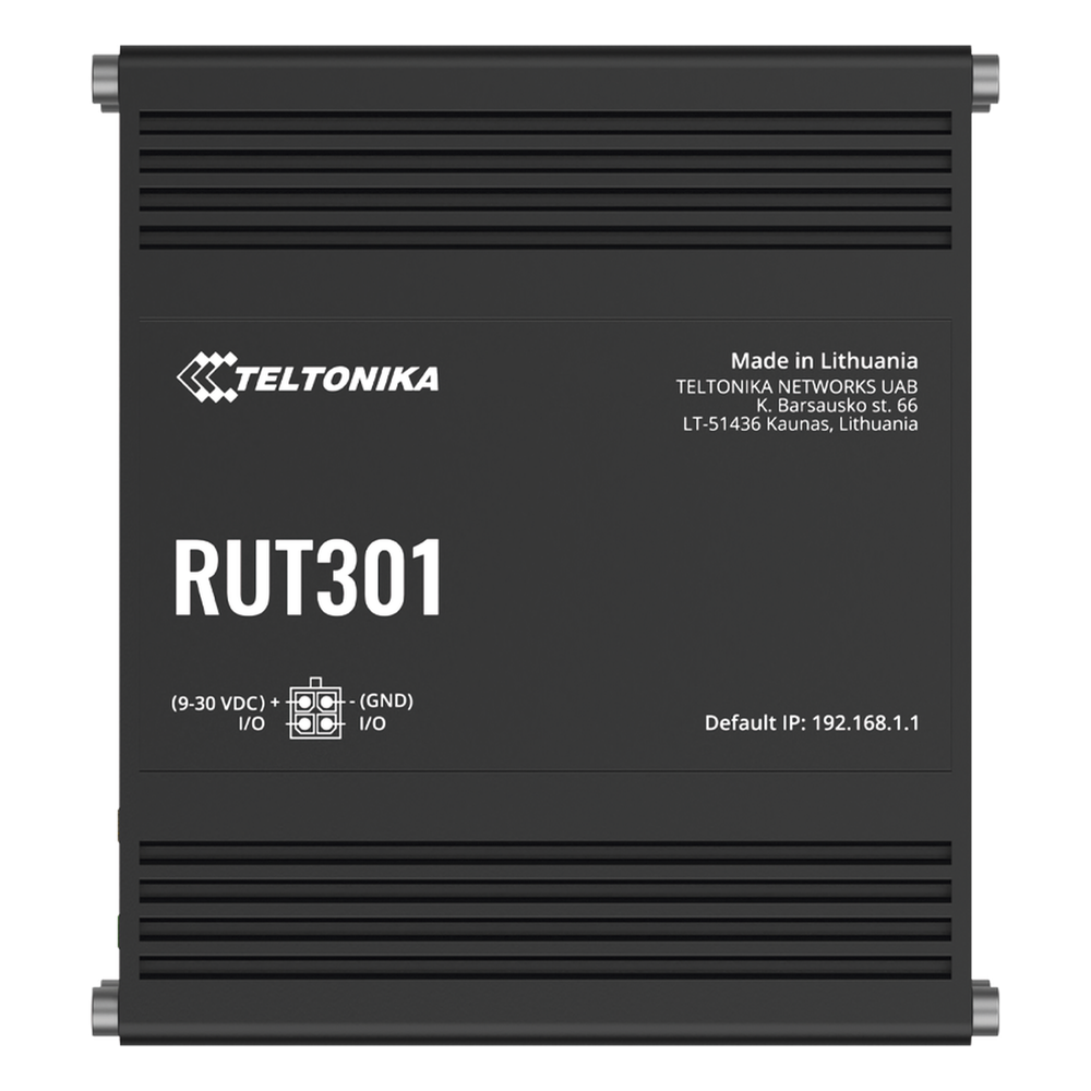 Router Industrial con 5 Puertos Ethernet / RutOS Seguro y Avanzado / Firewall y VPN Integrados / I/O Digital / Administración Remota RMS