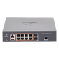 Switch cnMatrix EX2010-P capa 3 de 10 puertos(8 PoE Gigabit 802.3af/at, 2 SFP, 1 consola, 1 MNGMT, 1 USB)  administración desde la Nube (MX-EX2010PXA-U)