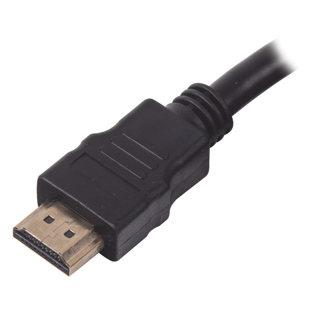 Cable HDMI de 1 Metro (3.28 pies) (High Speed) / Resolución 4K / Soporta Canal de Retorno de Audio (ARC)/ Soporta 3D / Blindado para Reducir Interferencia / Chapado en Oro / Alta Resistencia y Durabilidad.
