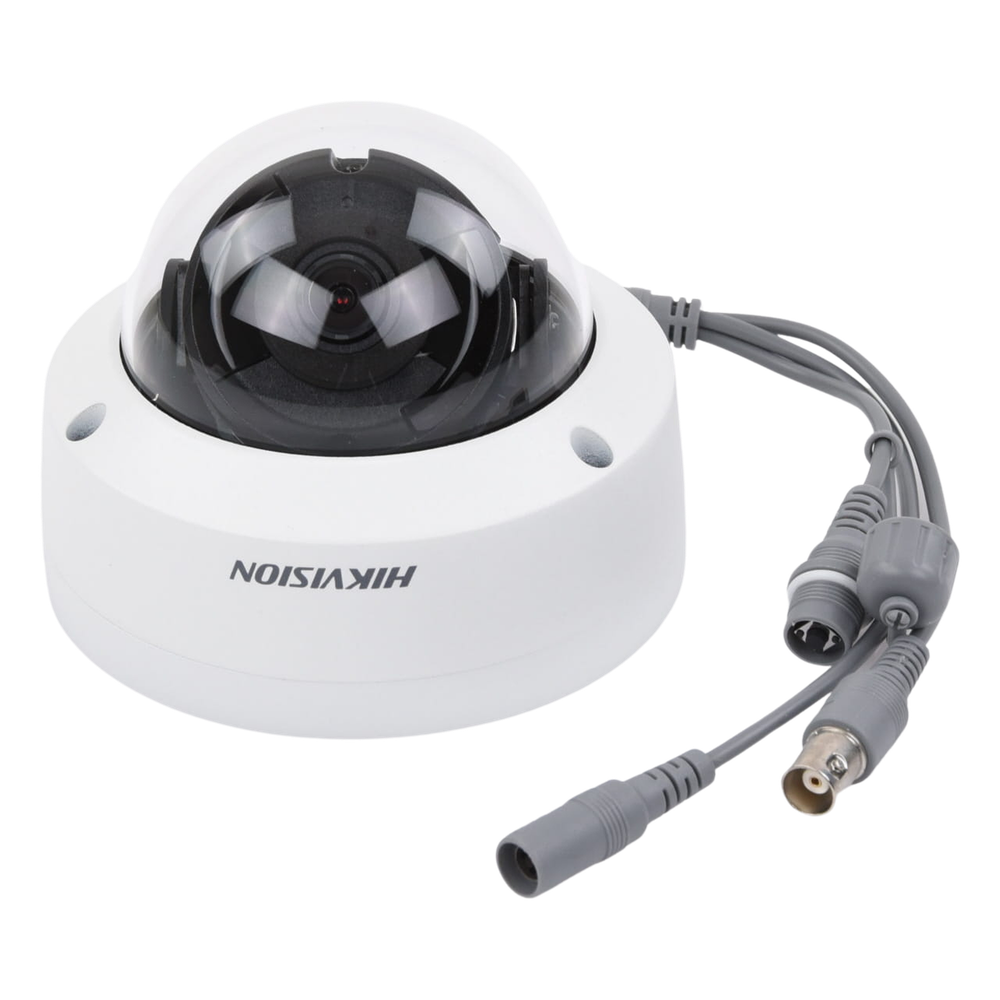 Domo TURBOHD 2 Megapixel (1080p) / Lente 2.8 mm / 30 mts IR EXIR / TVI-AHD-CVI-CVBS / IK10 / IP67 / WDR 120 dB / Ultra Baja Iluminación / Metal