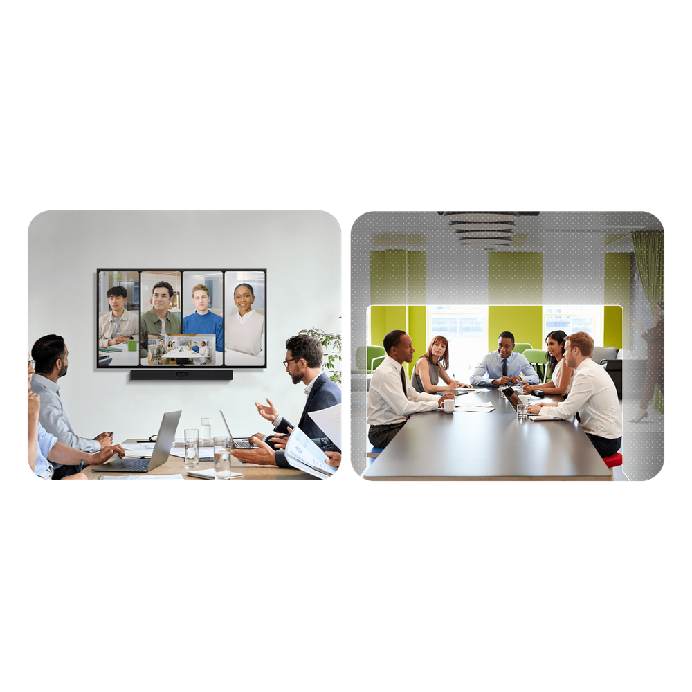 Barra de Videoconferencia Yealink A40 para Salas Medianas con Android Integrado para Microsoft Teams - No Requiere PC - Incluye Panel Touch