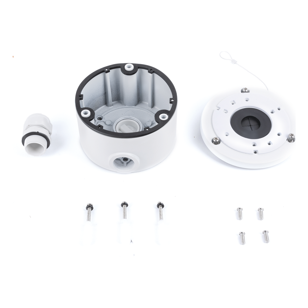 Caja de Conexiones de Metal / Extra Grande / Compatible con DS-2CD20XX, B8-TURBOGXX, THC-B120-XX,, THC-BXX,, THC-TXX