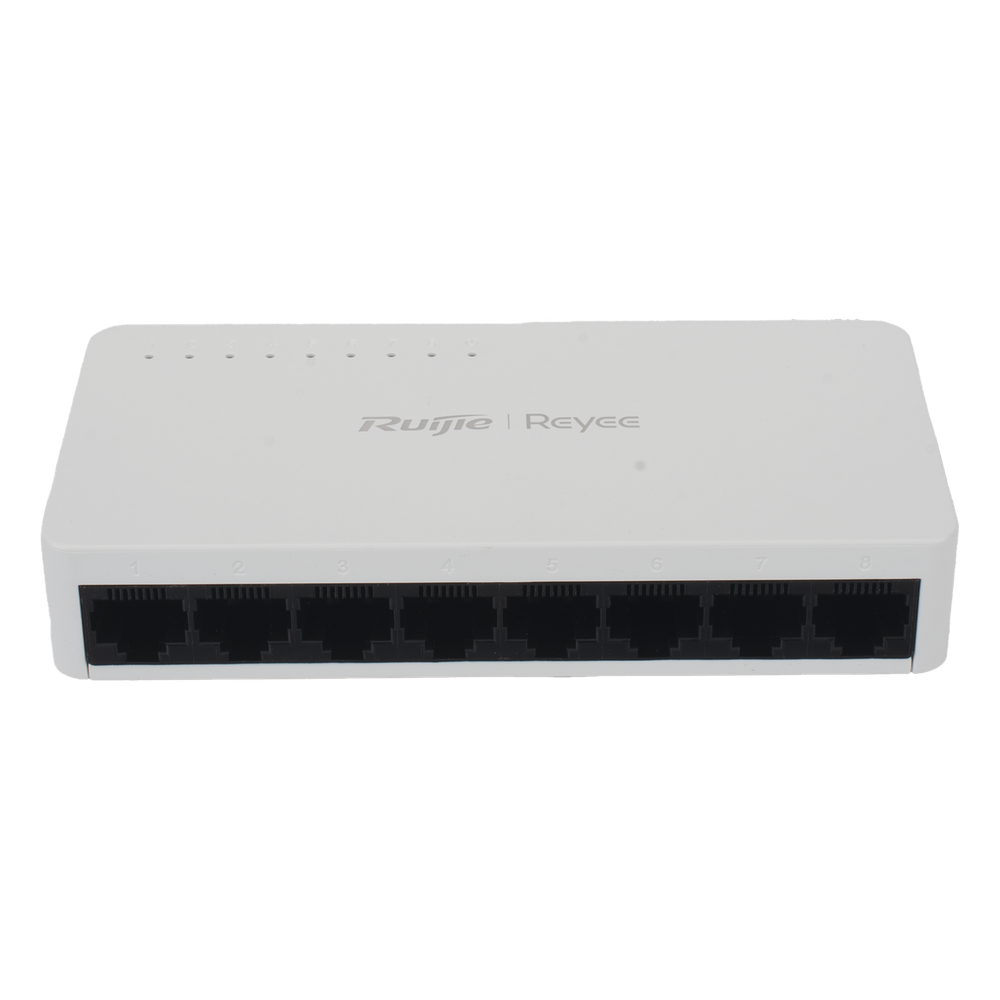 Switch no administrable, Visible en la Topología de la Nube, con 8 puertos Gigabit 1G