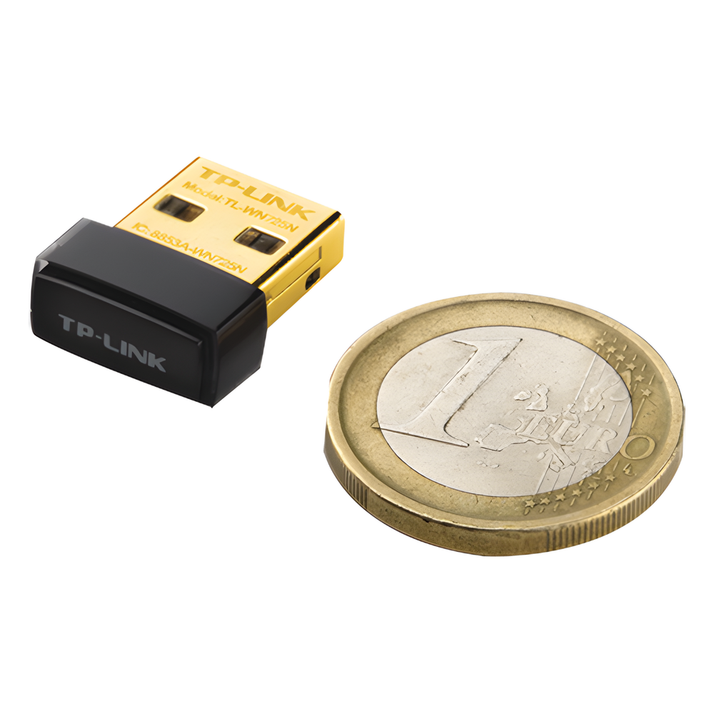 Adaptador USB  Nano inalámbrico N 150 Mbps 2.4 GHz con 1 antena interna