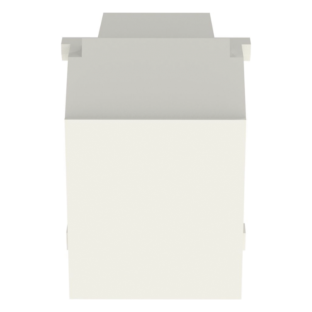 Módulo de Tapa Ciega (Inserto Ciego), Tipo Keystone, Color Blanco Mate, 1 Pieza