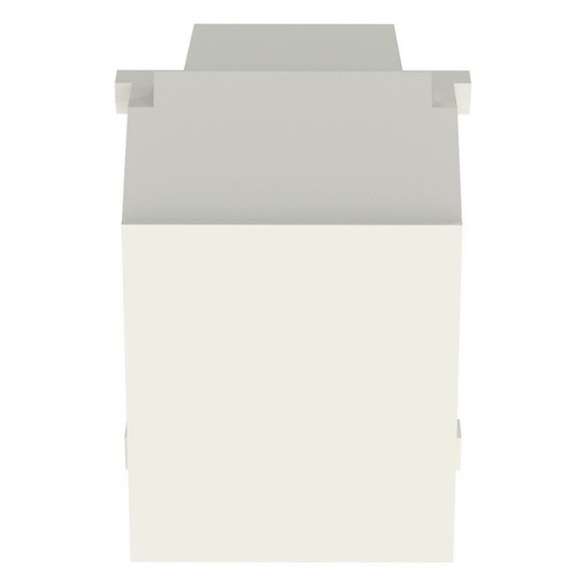 Módulo de Tapa Ciega (Inserto Ciego), Tipo Keystone, Color Blanco Mate, 1 Pieza