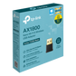Mini Adaptador USB inalámbrico doble banda AC 600 Mbps, antena onmidireccional.
