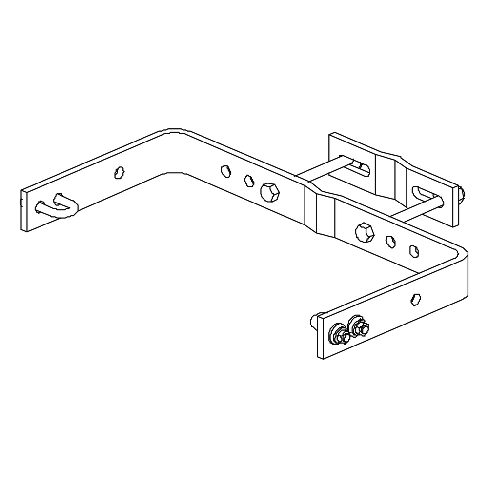 Escalera Exterma Sólida de 3 metros para Secciones 1 a 12 de Torres Super Titan (Incluye 3 Herrajes Sujetadores).