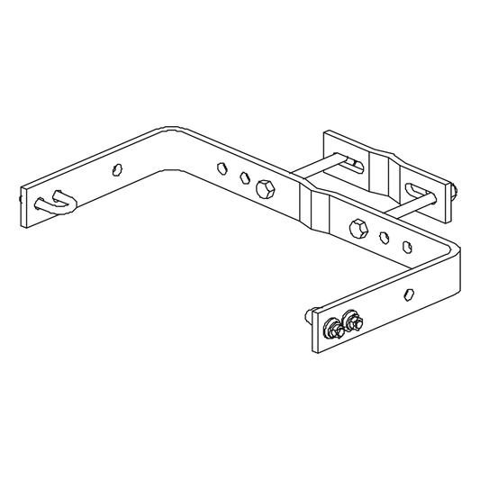 Escalera Exterma Sólida de 3 metros para Secciones 1 a 12 de Torres Super Titan (Incluye 3 Herrajes Sujetadores).