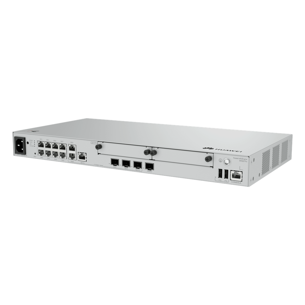 Router Empresarial / LAN: 1 SFP+ & 8×GE / WAN: 1 × SFP+ & 2×GE / 1,200 Usuarios / 128 APs Gestionables / 1,000 Túneles IPsec / 3 Gbps / Firewall NGFW IPS Antivirus