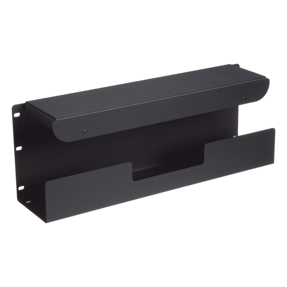 Accesorio Pasacables Para Rack Estándar de 19 in, 4 UR, Capacidad de 260 Cables Cat6, 4.5 in de Profundidad, Color Negro
