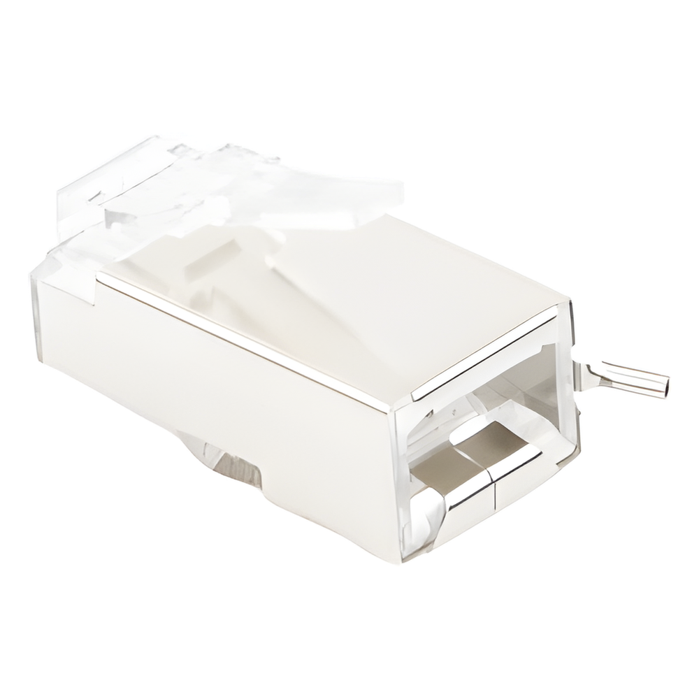 Conector RJ45 para Cable FTP/STP Categoría 5E - Blindado con Pin a Tierra