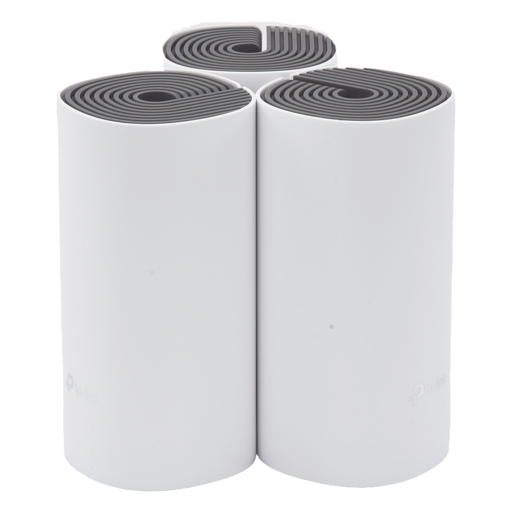 Kit de Router inalámbrico mesh Deco E4 para Hogar / Doble banda AC 1200  / 2 puertos 10/100 Mbps / Compatible con amazon alexa.