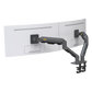 Montaje de Escritorio articulado para 2 monitores de 27-34" /  Soporta hasta 16 kg  por brazo/ Vesa 75 x 75 / 100 x 100 / Acero / Giro: 360°