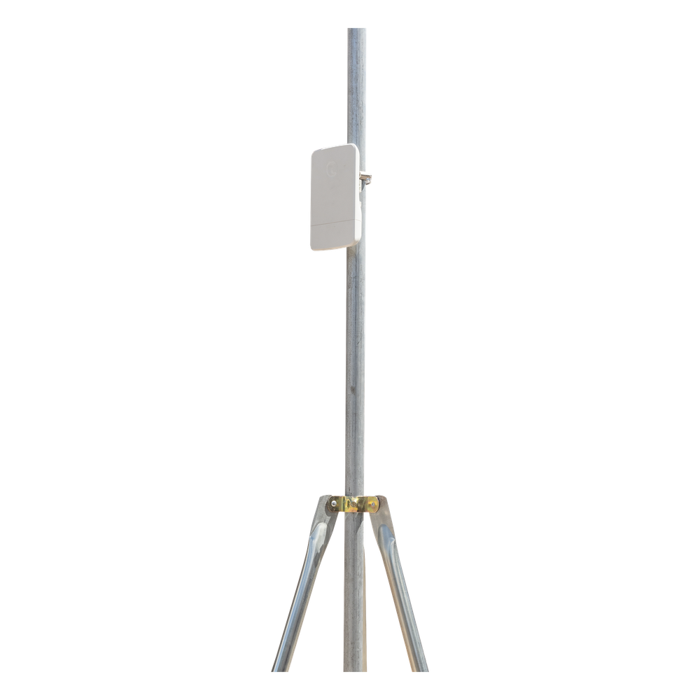 Kit de Montaje de Tripie con Mástil de 3 metros Ideal para instalar Antenas, Radios, Cámaras, etc...