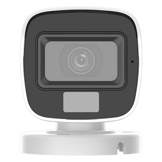[Dual Light + ColorVu] Bala TURBOHD 2 megapixel / 20 mts IR + 20 mts luz blanca / Lente 2.8 (100° de Visión)  /  Exterior IP66 / Audio por Coaxitron / TVI-AHD-CVI-CVBS / Metal / Smart-Hybrid light