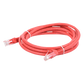 Cable de Parcheo UTP Cat6 - 2 Metros (6.56 Pies) - Rojo