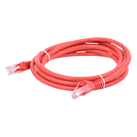 Cable de Parcheo UTP Cat6 - 2 Metros (6.56 Pies) - Rojo