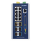 Switch Industrial Capa 3 de 8 Puertos 10/100/1000T PoE 802.3bt, 2 Puertos SFP 1 G/2.5 G, 4 Puertos SFP 10G, Instalación en Pared o Puerto DIN.