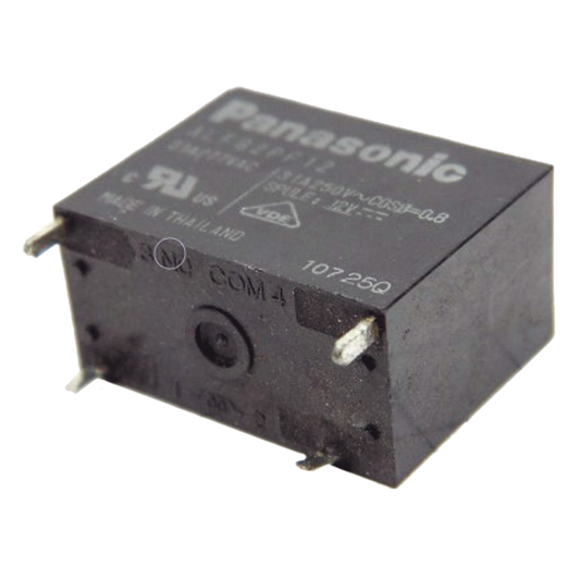 Relevador de 4 pines para tarjetas impresas Through-Hole de 12 Vcc, 31 Amp.