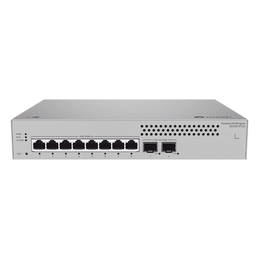 Switch de Acceso eKit Administrable Capa 2 / 8 Puertos Gigabit / 2 Puertos SFP 1-2.5 Gbps / Gestión Gratuita desde la Nube / Libre de Licenciamiento