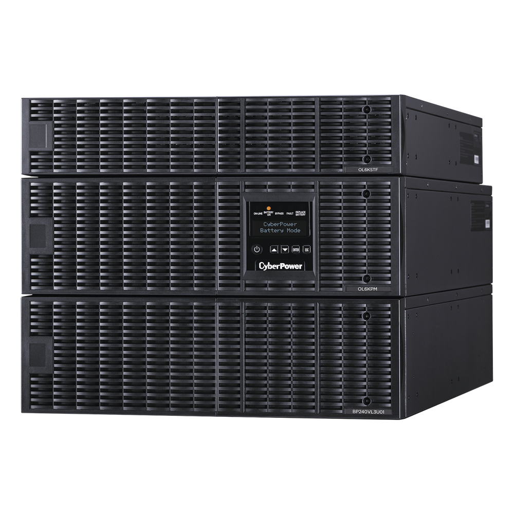 UPS de 6000 VA/5400 W, Online Doble Conversión, 200 - 240 Vac de Entrada NEMA L6-30P, 120 - 240 Vac de Salida, Onda Senoidal Pura, Torre o Rack de 8 UR, Con 6 Tomas NEMA 5-20R, 2 NEMA L6-20R y 1 NEMA L6-30R