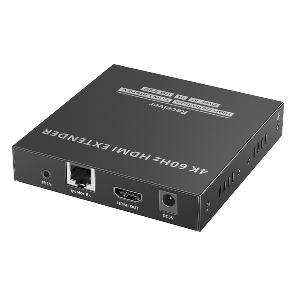 Receptor Compatible para Kit TT582 | 4K @60Hz | Cat 6, 6a y 7 |  hasta 120 metros |