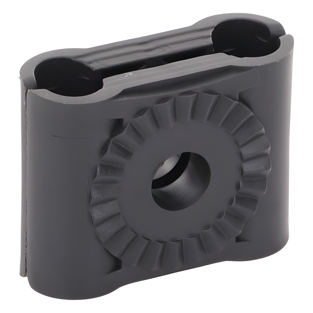Paquete de 10 Sujetadores Plasticos Para Cable Coaxial de 3/8"