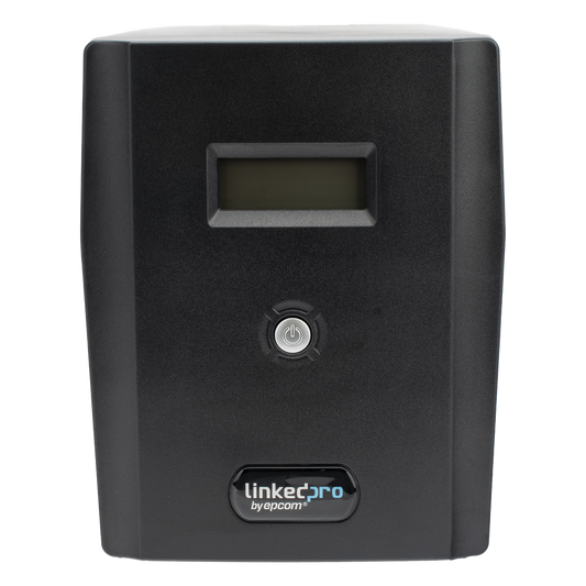 UPS 1500VA/900 W Pantalla LCD / Línea Interactiva 120Vca / 8 tomas 5-15R (6 Respaldadas) / Regulación de Voltaje / Protección RJ45