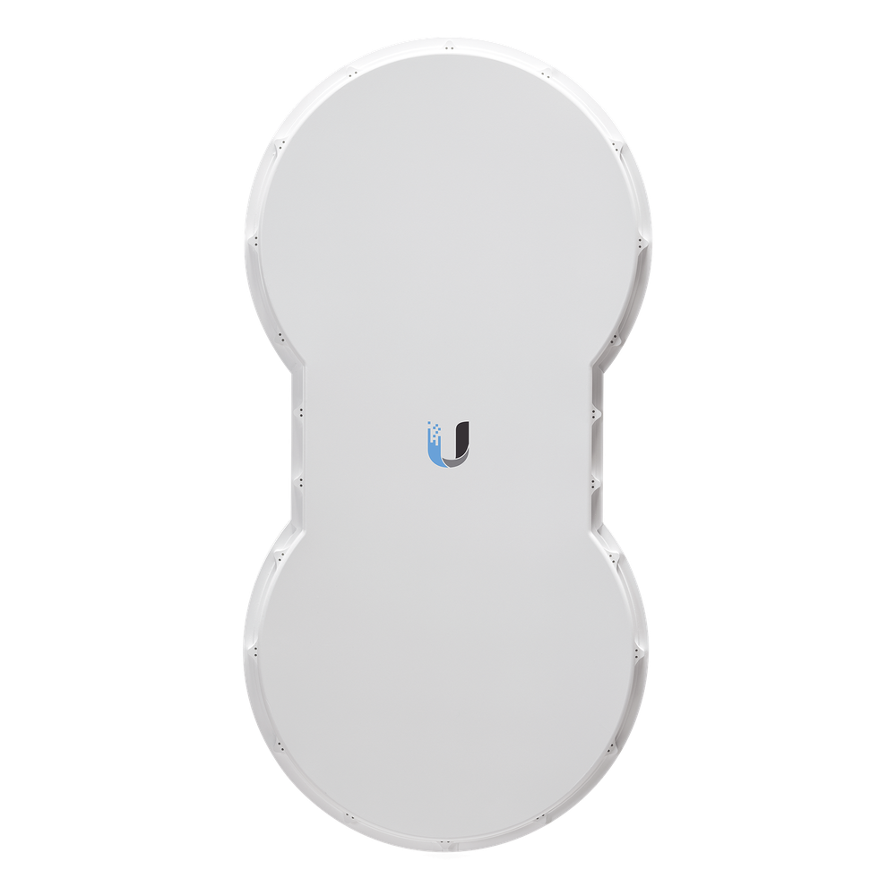 Radio de Backhaul de alta capacidad full duplex, tecnología airFiber hasta 1.2 Gbps, 5 GHz (5470 - 5950 MHz) con antena integrada de 23 dBi