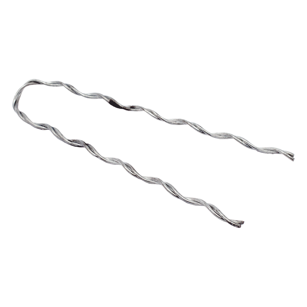 Remate Preformado para Fibra Óptica Mini Figura 8, Span 80 m, para mensajero de acero con diámetro &Phi; 1.6  mm - 1/16"