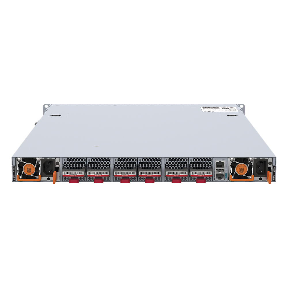 Switch Data Center 200GE / 24 Puertos QSFP56 200G + 8 QSFP-DD 400G / 16.0 Tbps 5350 Mpps / RDMA RoCEv2 PFC ECN Lossless Ethernet / Capa 3 Spine-Leaf VXLAN EVPN / BGP OSPF MLAG / 1 RU Fuentes 1+1 Hot-Swap
