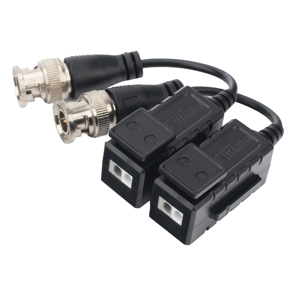 Kit de Transceptores (Baluns) con Terminal PUSH SUPERIOR, Resolución 4K , Cable flexible COAXIAL Blindado / COAXITRON / AUDIO POR COAXITRON / Menu OSD /Conector 100% COBRE / protección TVS, Calidad PREMIUM