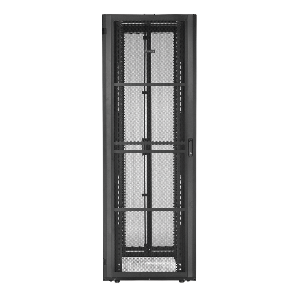 Gabinete FlexFusion™ XGL (Light) para Centros de Datos, 42 UR, 800 mm de Ancho, 1200 mm de Profundidad, Fabricado en Acero, Color Negro