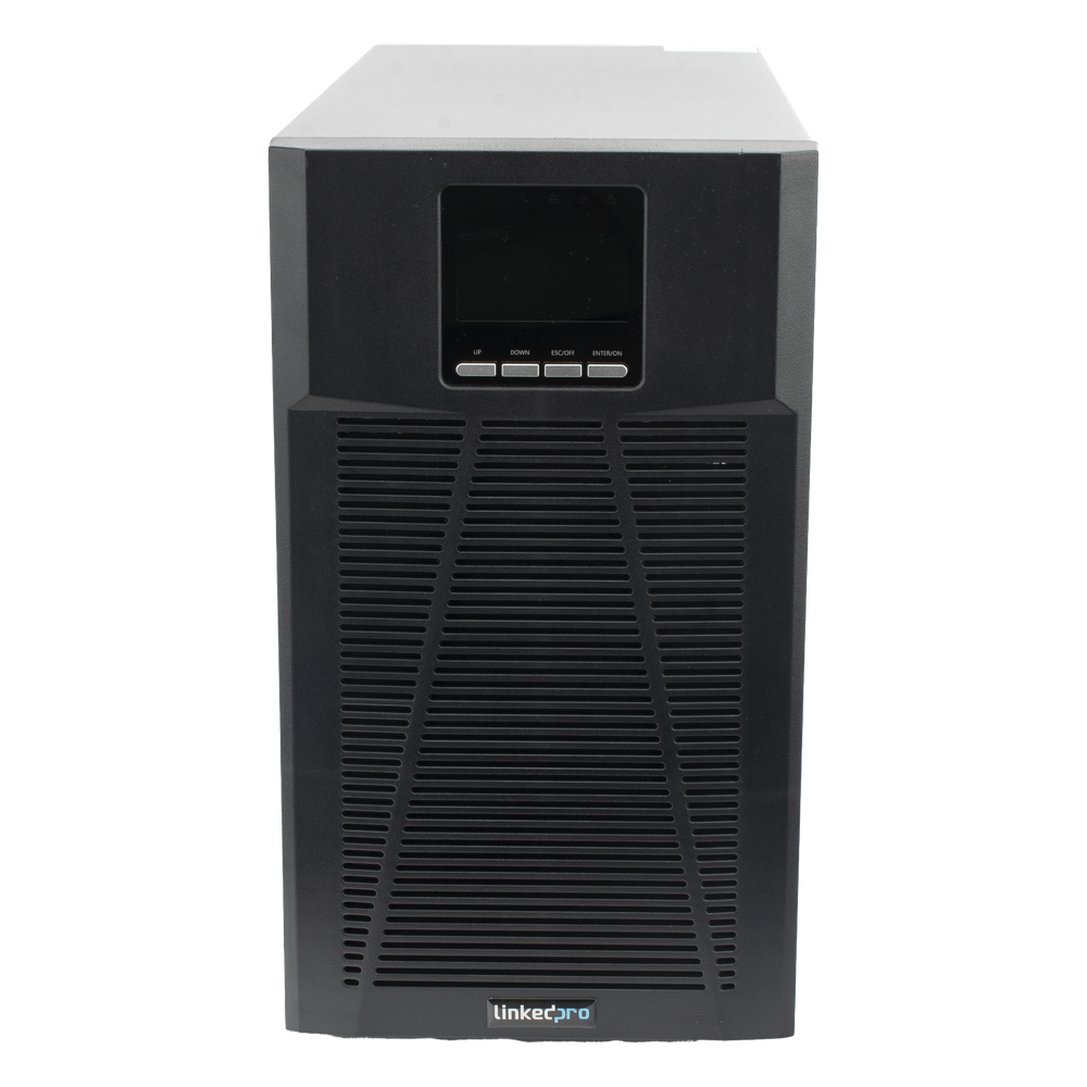 UPS 2000VA/1800W Online Doble Conversión /Pantalla LCD / 4 tomas 5-15R / Regulación de Voltaje / Protección RJ45